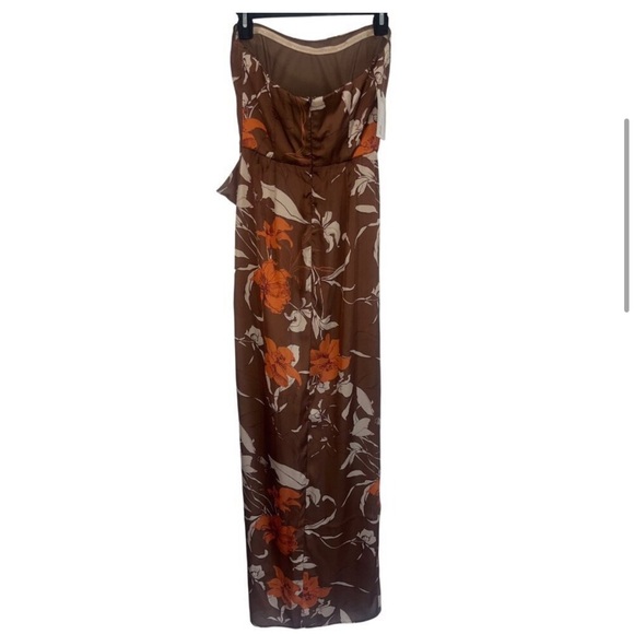 Katie May Baby Cakes Gown Cocoa Mocha Latte Floral - Picture 8 of 8